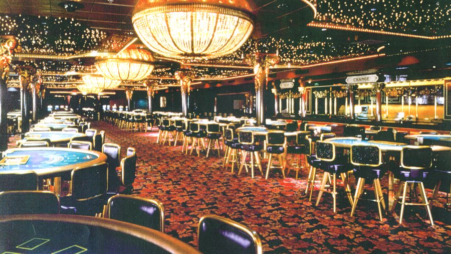 Pokerkveld på en restaurant